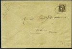 Stamp of France 1870 30c Bordeaux avec voisins, obl. càd Dié 18.03