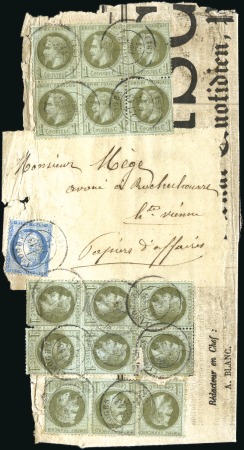 Stamp of France TARIF OPR du 01.09.1871 avec Papiers d'affaires af