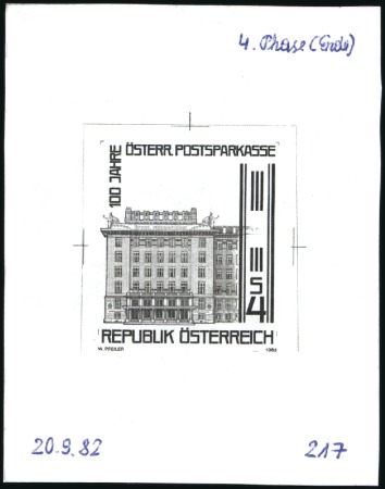 Stamp of Austria » 2nd. Republic 1983 100 Years Postal Savings Bank (Postsparcassa)