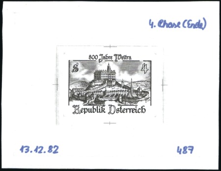 Stamp of Austria » 2nd. Republic 1983 City of Weitra Anniversary 4s single die proo