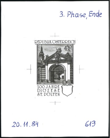 Stamp of Austria » 2nd. Republic 1985 Diocese of St.Pölten Anniversary 4s50 single 