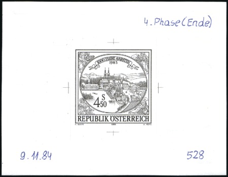 Stamp of Austria » 2nd. Republic 1985 Anniversary of City of Garsten 4s50 single di