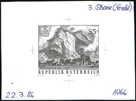 Stamp of Austria » 2nd. Republic 1986  Beauties of nature in Austria (Martins wall)