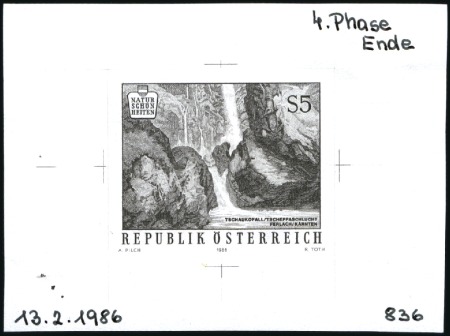 Stamp of Austria » 2nd. Republic 1986 Beauties of Nature in Austria (Tschokau water