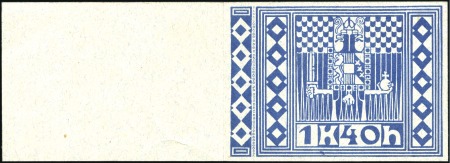 Stamp of Austria 1908 Issue essays for booklet covers of value 1k40