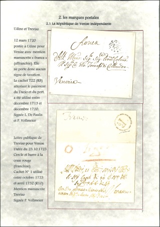 Stamp of Italy » Italy and Areas Collections and Lots 1722-1835, Attractive collection on the Republic o