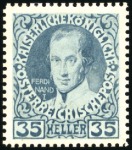 Stamp of Austria » 1890-1918 Issues  1908-13 Definitives group of 11 essays by Koloman 