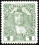 Stamp of Austria » 1890-1918 Issues  1908-13 Definitives group of 20 proofs with line p
