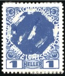 Stamp of Austria » 1890-1918 Issues  1908-13 Definitives group of 20 proofs with line p