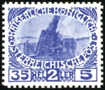 Stamp of Austria » 1890-1918 Issues  1915 Widows & Orphans 35h showing different design