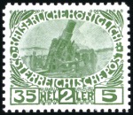 Stamp of Austria » 1890-1918 Issues  1915 Widows & Orphans 35h showing different design