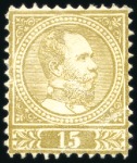 Stamp of Austria » 1867 Issue 1876ca. Essays for planned 1867 succession issue: 