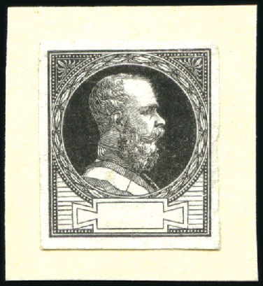 Stamp of Austria » 1867 Issue 1876ca. Essays for planned 1867 succession issue: 