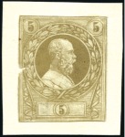 Stamp of Austria » 1867 Issue 1876ca. Essays for planned 1867 succession issue: 