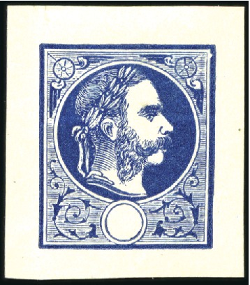 Stamp of Austria » 1867 Issue 1876ca. Essays for planned 1867 succession issue: 