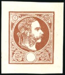 Stamp of Austria » 1867 Issue 1876ca. Essays for planned 1867 succession issue: 