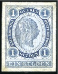Stamp of Austria » 1890-1918 Issues  1890 1G blue and 2G red, each in 2 different shade