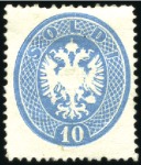 Stamp of Italian States » Lombardy Venetia 1863 2s to 15s and 1864 2s to 15s, two complete mi