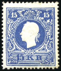 Stamp of Austria » 1859 Issue 1859 2kr yellow, 3s green, 5s rose, 10s brown and 