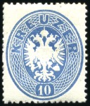 Stamp of Austria » 1863 Issue 1863 2kr to 15kr, complete set of five, mint, fres