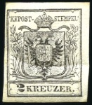 Stamp of Austria » 1850 Issue 1850 1kr to 9kr two complete sets, mint, showing b