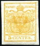 Stamp of Italian States » Lombardy Venetia 1850 5c to 45c mint selection, showing both hand m