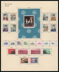 Stamp of China » Collections and Lots 1959-1963 Old-time collection on large hand-drawn album pages