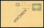 Stamp of Aden 1937-1952 Postal Stationery: Collection of the UPU unused stationery incl. SPECIMENS