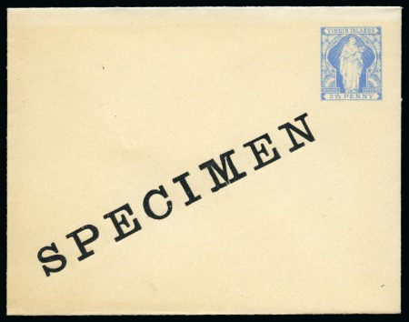 Stamp of British Virgin Islands 1886-1928 Postal Stationery: Collection of the UPU unused stationery incl. SPECIMENS