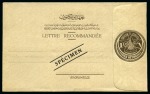 Stamp of Turkey 1884-1960 Postal Stationery: Collection of the UPU unused stationery