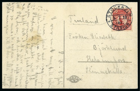 Stamp of Olympics » 1912 Stockholm » LBR. / STADION Cancels 7th DAY: 1912 (Jul 5) "STOCKHOLM / LBR. / STADION" special cancel