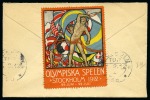 Stamp of Olympics » 1912 Stockholm 1912 Stockholm official vignettes on covers/cards (7)