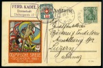 Stamp of Olympics » 1912 Stockholm 1912 Stockholm official vignettes on covers/cards (7)