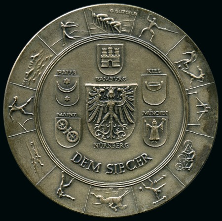 Stamp of Olympics » Non-Olympic and Anti-Olympic Championships 1922-30, Deutches Kampfspiele collection of official cards, cancels and memorabilia