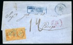Stamp of France » Collections 1849-1940, Lot attractif de qq centaines de lettres