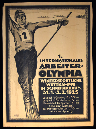 Stamp of Olympics » 1925-1928 Intervening Championships 1925 1st Workers' Olympiad. Poster for the winter events