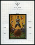 Stamp of Thematics » Sport and Games » Football 1930 WORLD CUP: Collection written up on 46 pages with picture postcards, covers, etc.