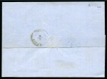 Stamp of Romania » Postal History » Moldavian "FRANKO" Handstamps Olteniza : entire letter sent from Olteniza to Bucharest showing double-circle