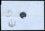 Stamp of Romania » Postal History » Double-circle Datestamps Braila - Ibraila : 1866 Cover from Braila to Bucharest showing double-circle 