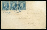 Stamp of Romania » 1872-79 Prince Carol I - Perforated 1878 cover bearing 1876 issue 10 Bani