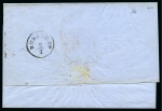 Stamp of Romania » Incoming Mail to Romania 1868  Fully paid cover from Wien to Bucarest