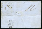 Stamp of Romania » Austrian Levant Post Offices Giurgiu - Giurgevo :  1858  Prepaid cover