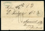 Stamp of Romania » Austrian Levant Post Offices Braila - Ibraila :  1858 (Aug 31): entire letter from Braila to France