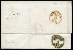 Stamp of Romania » Austrian Levant Post Offices Braila - Ibraila :  1857 (Nov 30): entire letter from Braila to Triest