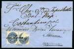 Stamp of Romania » Austrian Levant Post Offices Giurgiu - Giurgevo : 1866 Cover from Giurgiu to Constantinople