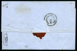 Stamp of Romania » Austrian Levant Post Offices Giurgiu - Giurgevo : 1866 Cover from Giurgiu to Constantinople