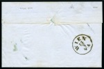 Stamp of Romania » Austrian Levant Post Offices Constanta - Kustendje : 1862 entire letter from Constantinople