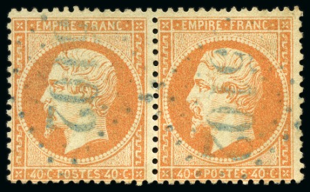 Stamp of Romania » Austrian Levant Post Offices » French Levant Post Offices Tulcea = Tulscha ; 1862 issue Napoleon III pair 40 c