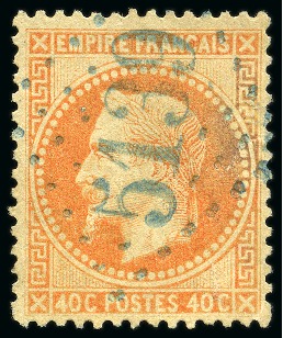 Stamp of Romania » Austrian Levant Post Offices » French Levant Post Offices Constanta - Kustendje : 1868 issue Napoleon III Laure 40 c