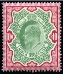 Stamp of India » Collections, Lots etc. 1854-1943 Old-time collection on thirteen large hand-drawn